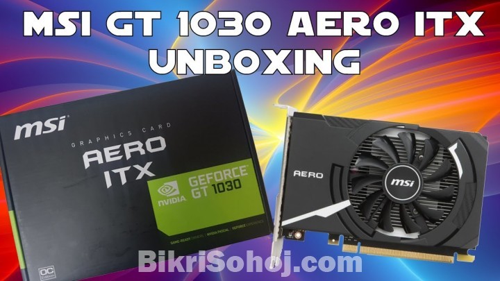 MSI GeForce GT 1030 AERO ITX OC 2GB Graphic Card